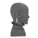 Throat Microphone Adjustable, Acoustic Tube with Inline PTT and Extra Tip - Nexus - David Clark Pinout