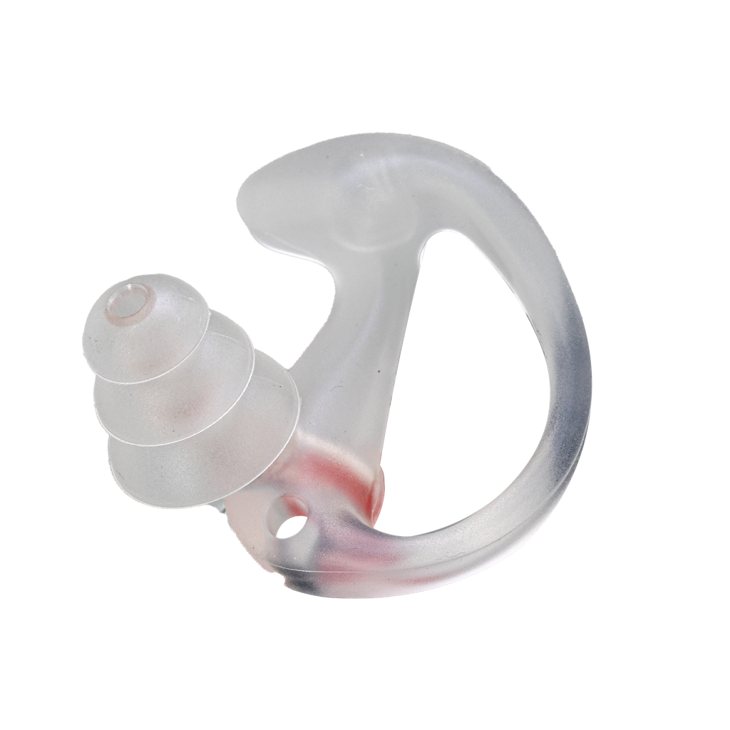 Noise Reduction Ear Fin Tips for Acoustic Tube, Small, Medium, or Large
