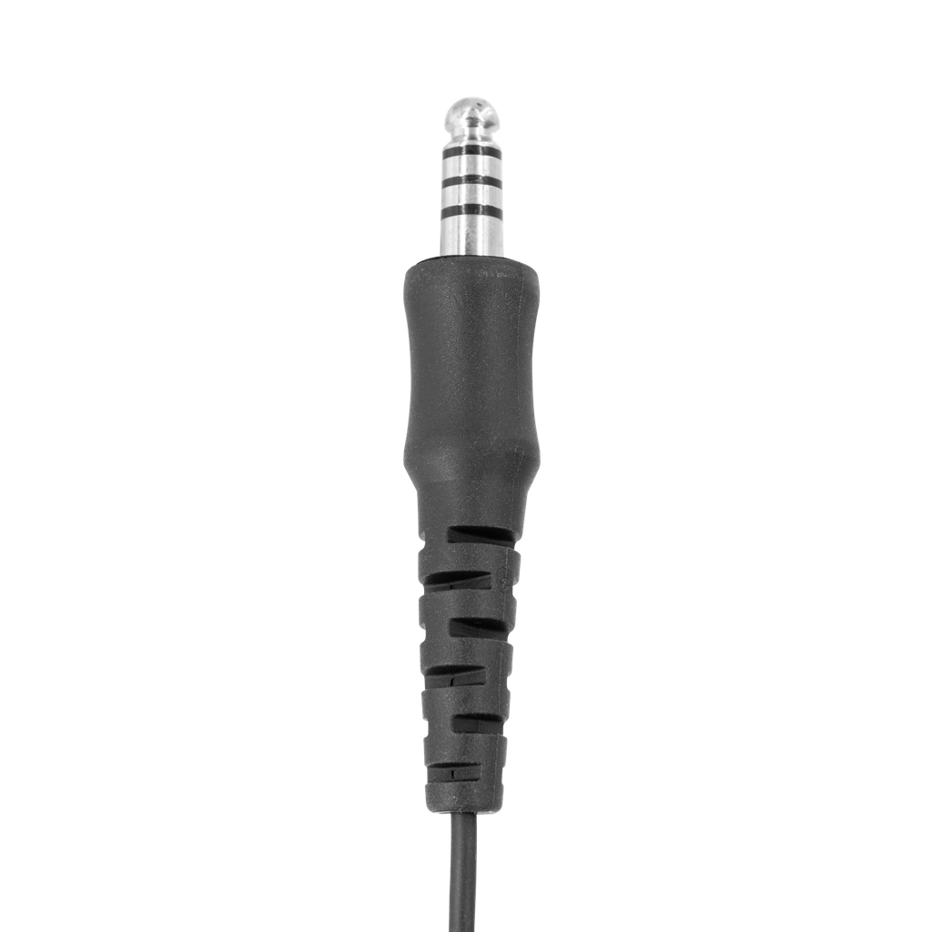 Throat Microphone Adjustable, Acoustic Tube with Inline PTT and Extra Tip - Nexus - David Clark Pinout