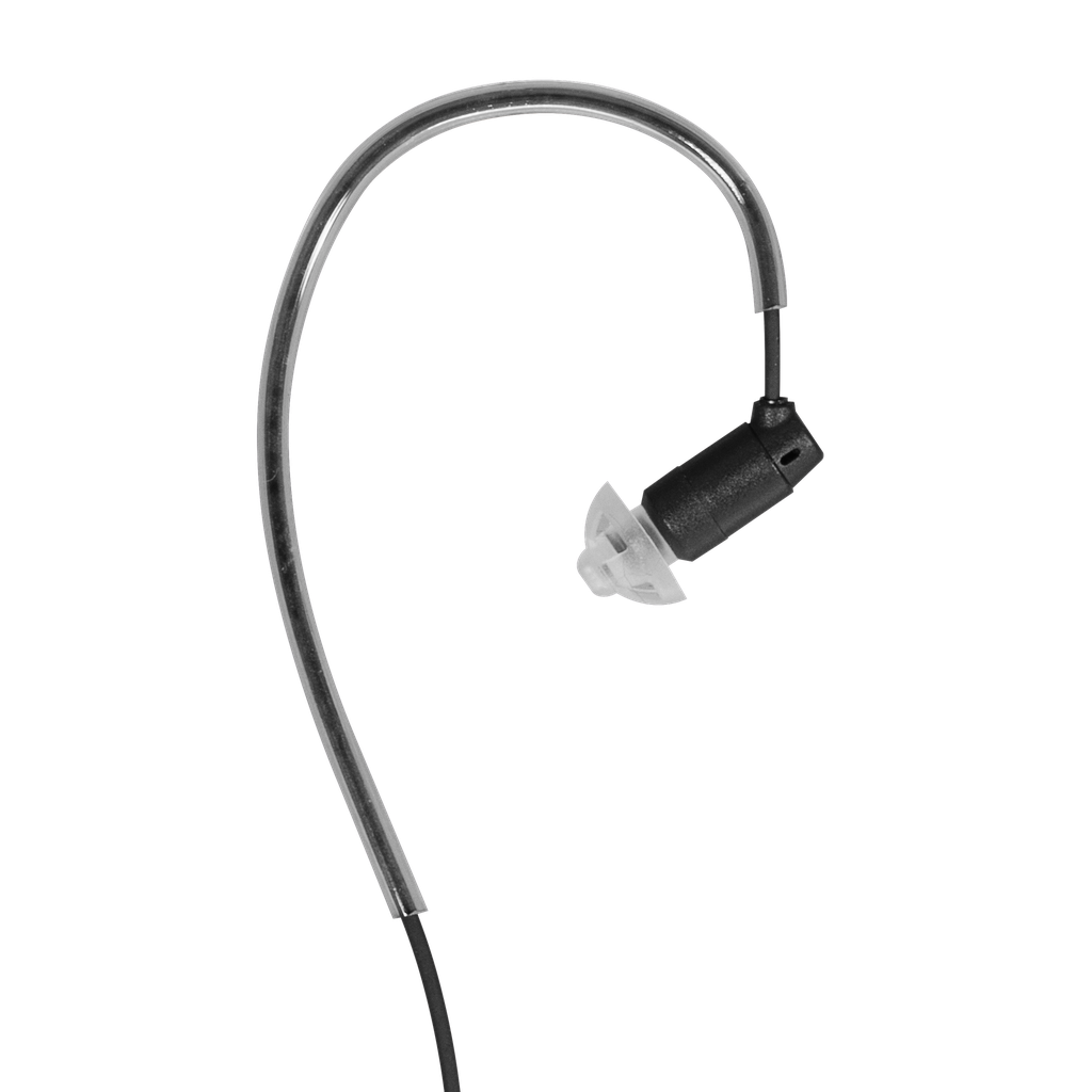 MicroSlide Black - HDIE Receive-Only Radio Earpiece