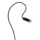 MicroBend Black - HDIE Receive-Only Radio Earpiece