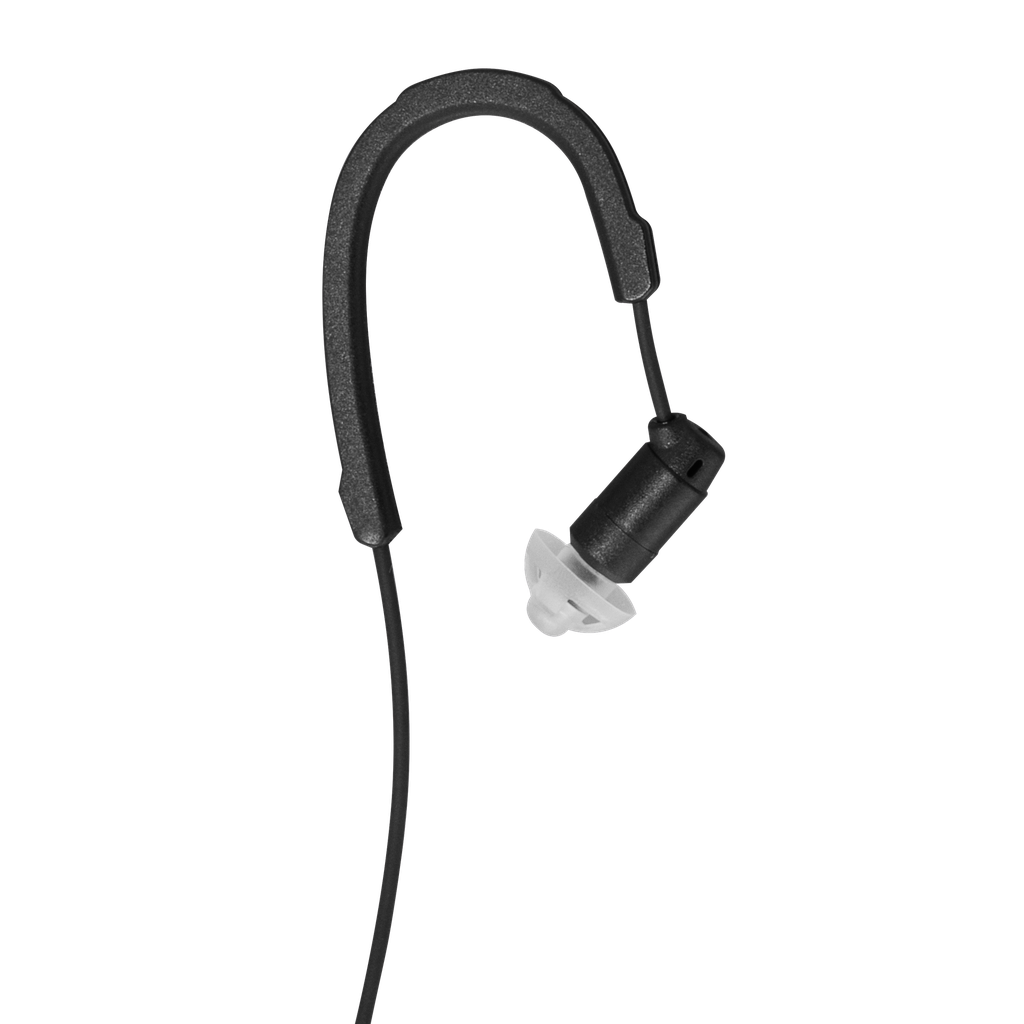 MicroHDIE Braided Black - HDIE Receive-Only Radio Earpiece