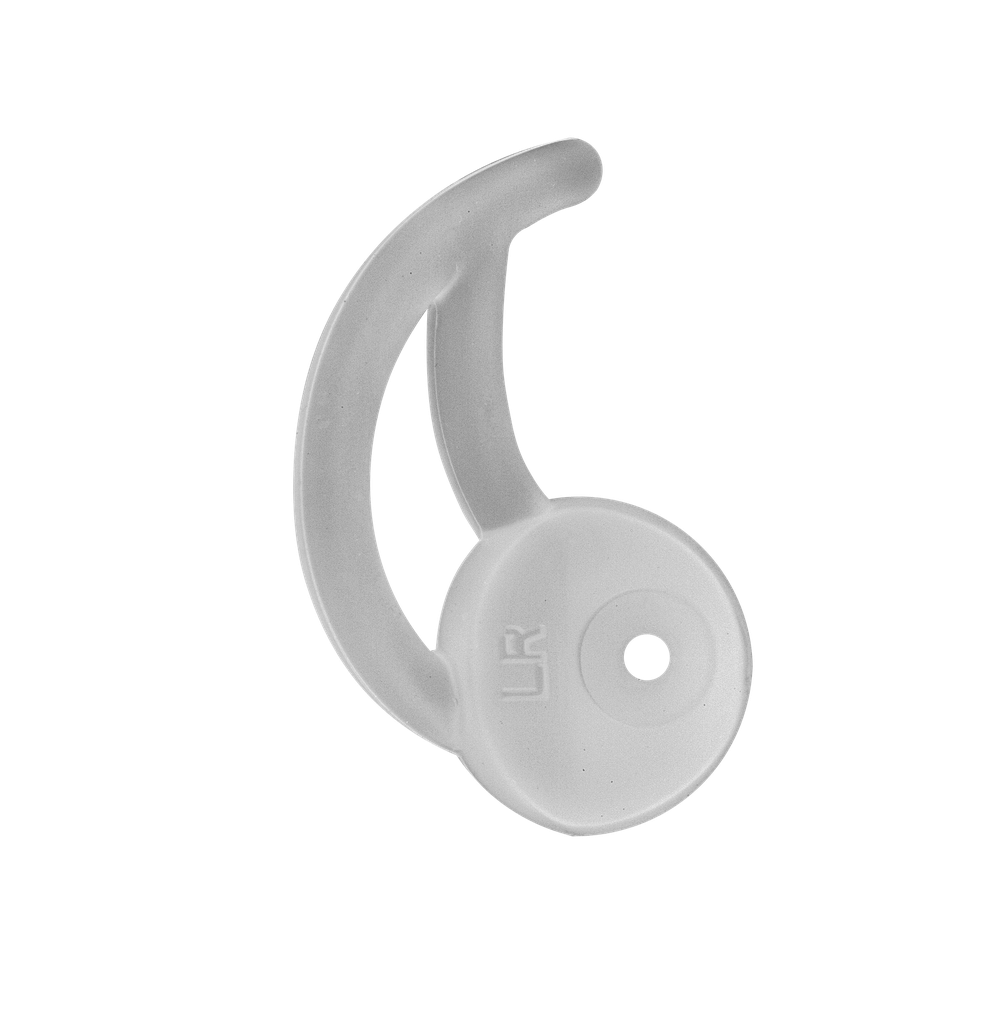 Ear Fin Tips for Acoustic Tube, Small, Medium, or Large