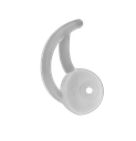 Ear Fin Tips for Acoustic Tube, Small, Medium, or Large