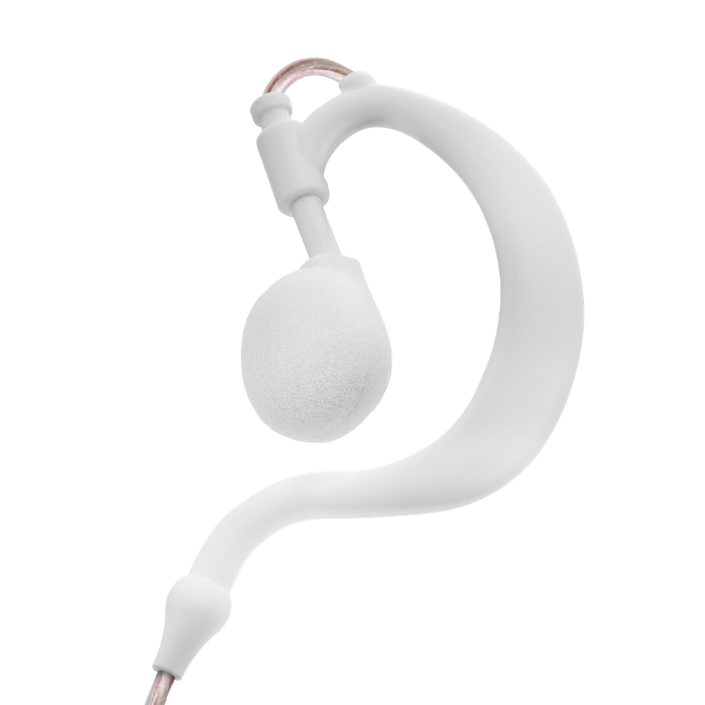 SnapLock Ear Hook Earpiece - White