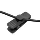 Black Metal Clip for Braided Line Cord