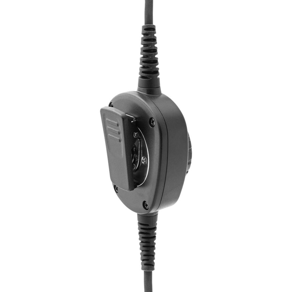 Detachable Coil Cable with Inline PTT & Removable Rings for HS1, HS3, HS5, New HS7 & HS9 Headsets