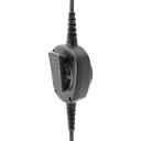 Detachable Coil Cable with Inline PTT & Removable Rings for HS1, HS3, HS5, New HS7 & HS9 Headsets