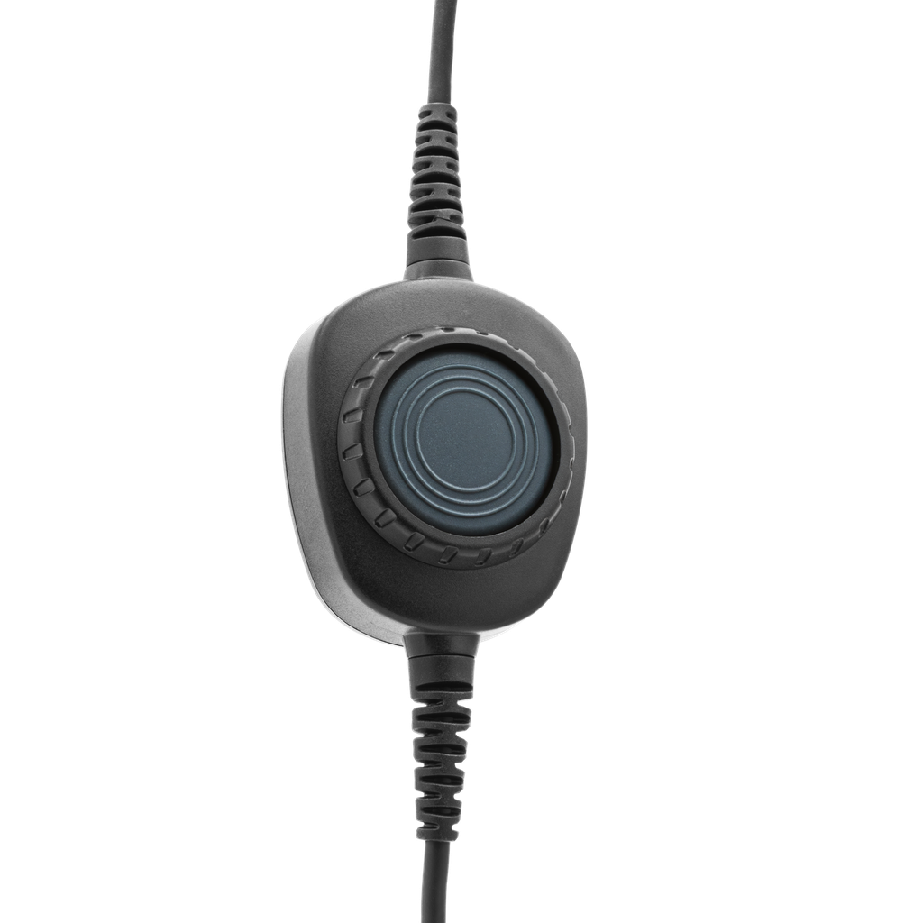 Detachable Coil Cable with Inline PTT & Removable Rings for HS1, HS3, HS5, New HS7 & HS9 Headsets