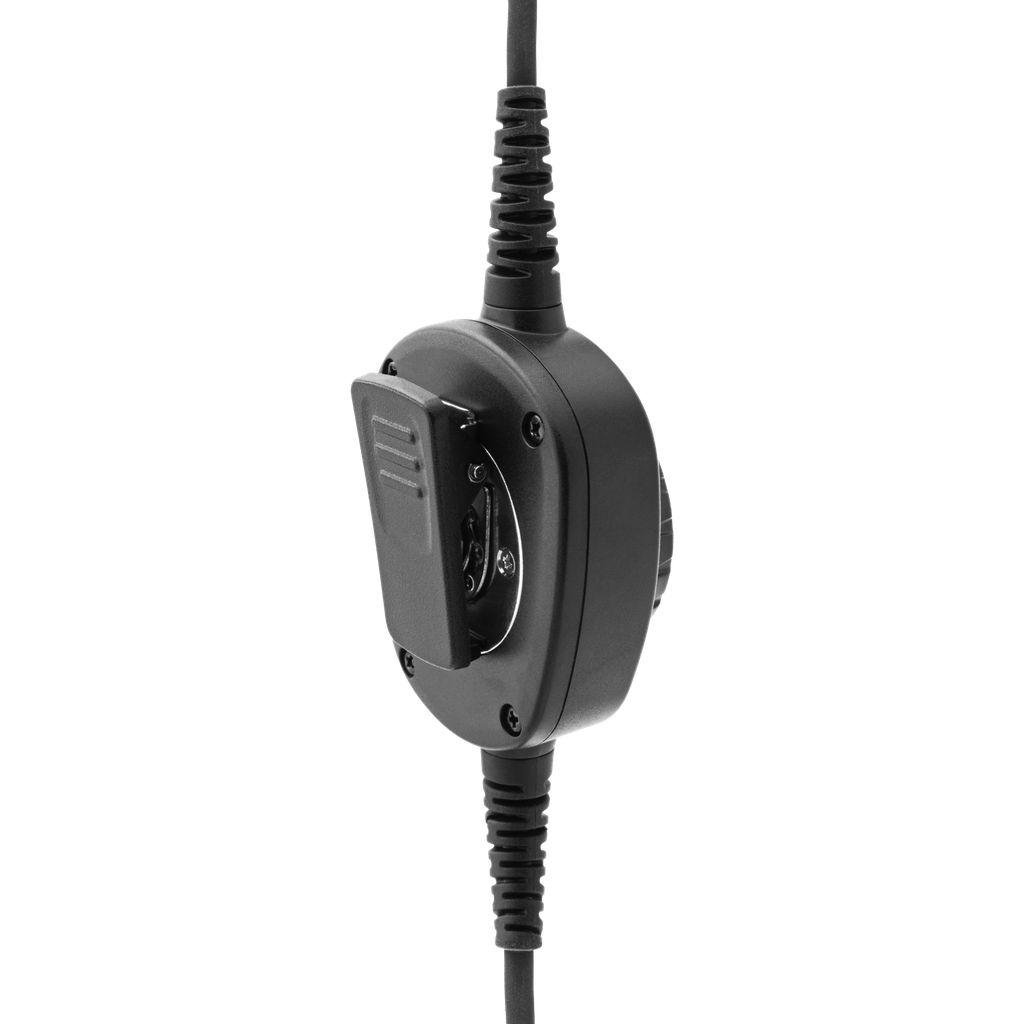 Detachable Coil Cable with Inline PTT & Removable Rings for HS1, HS3, HS5, New HS7 & HS9 Headsets