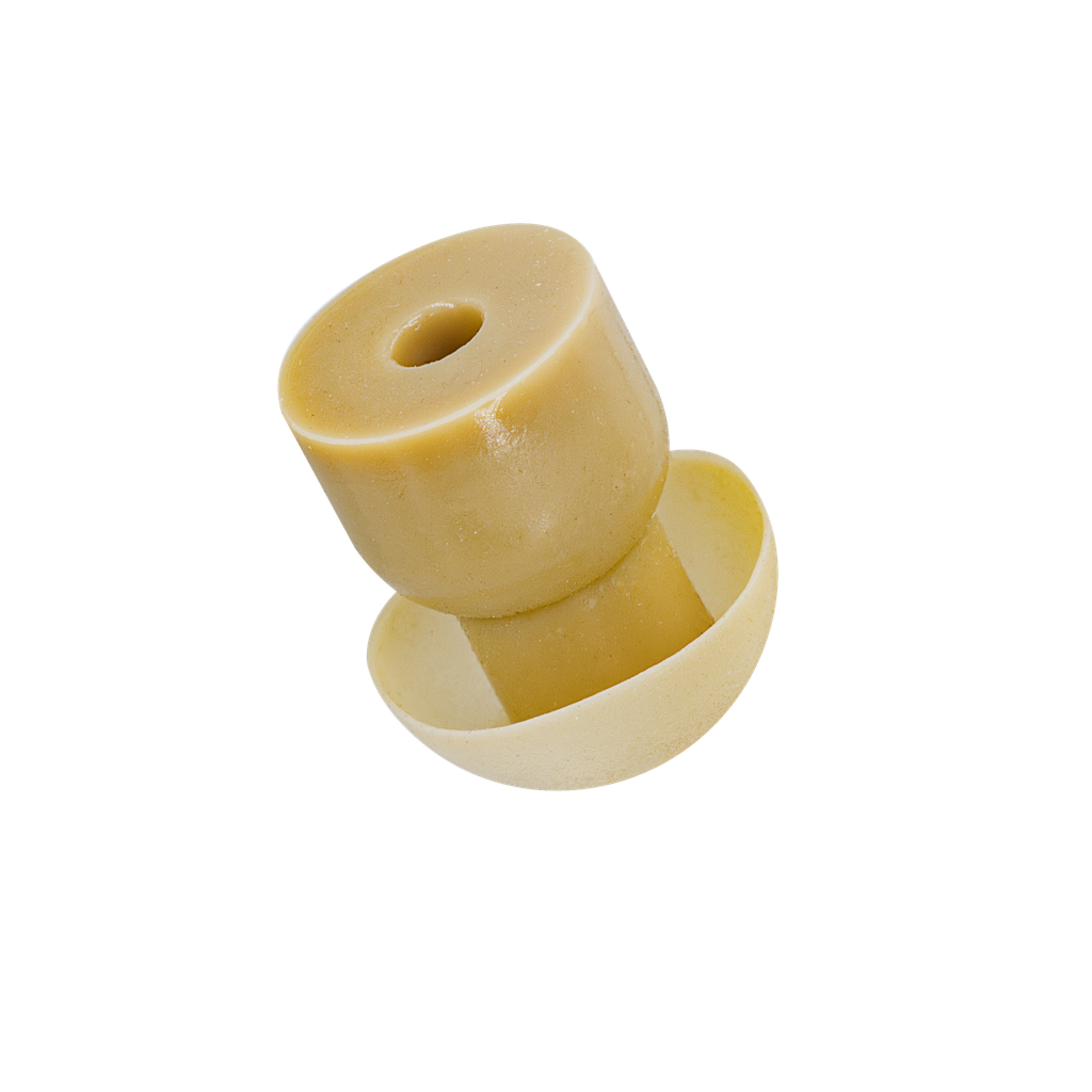 Beige Ear Tips for Acoustic Tube Earpiece - 10 per Pack