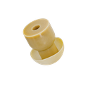 Beige Ear Tips for Acoustic Tube Earpiece - 10 per Pack