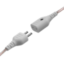 1-Wire SnapLock Earpiece Base - White