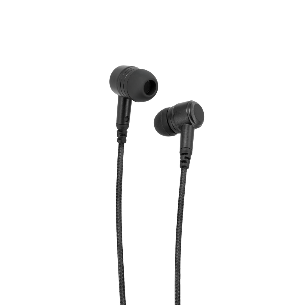 SnapLock Black Covert Dual Earbud Earpiece