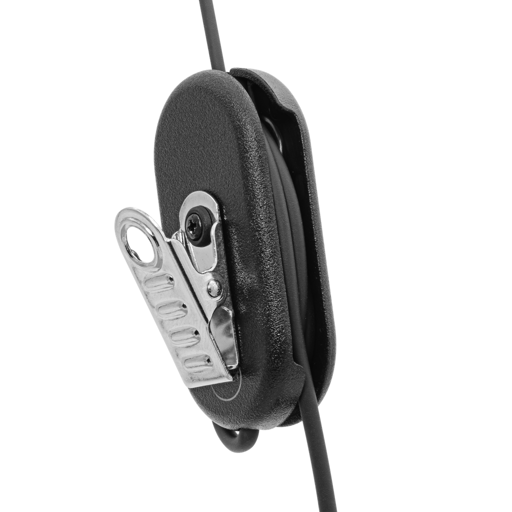 1-Wire Ear Hook Earpiece - Wrap-Tight PTT