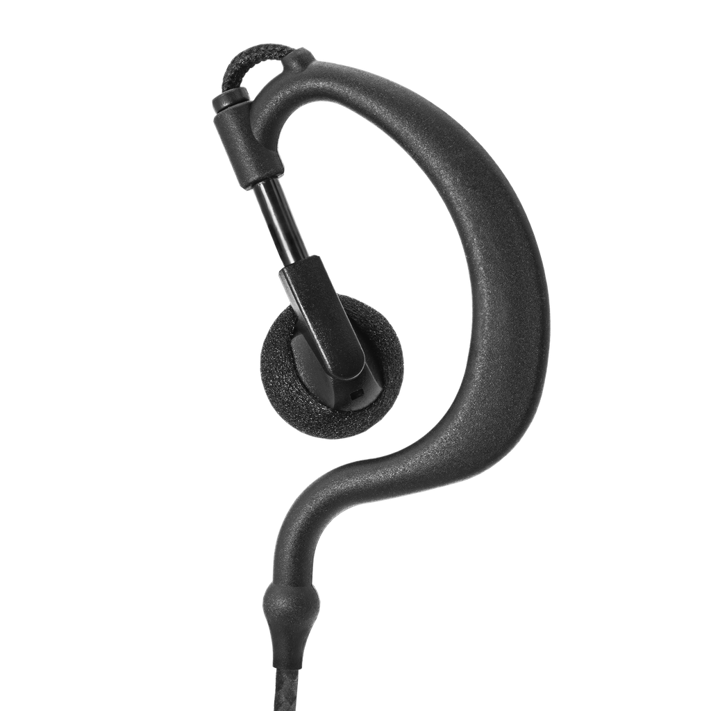 1-Wire Ear Hook Earpiece with Braided Fiber Cloth