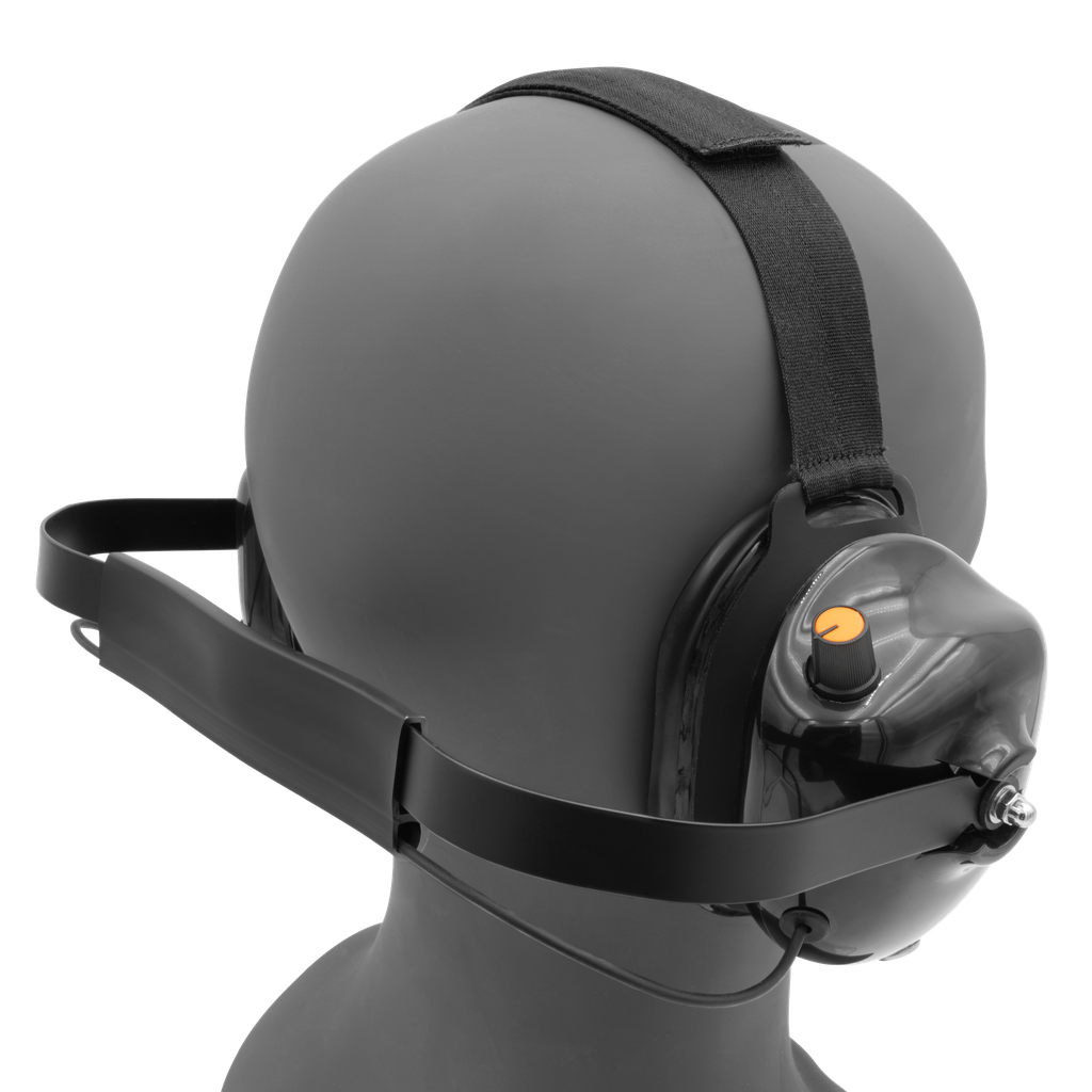Dual Muff Headset with PTT & Volume Control