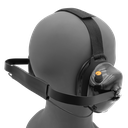Dual Muff Headset with PTT & Volume Control