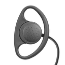 1-Wire D-Ring Earpiece with 2 Lines Out Bottom of PTT/Mic - ECO Line