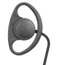 1-Wire D-Ring Earpiece with Braided Fiber Cloth