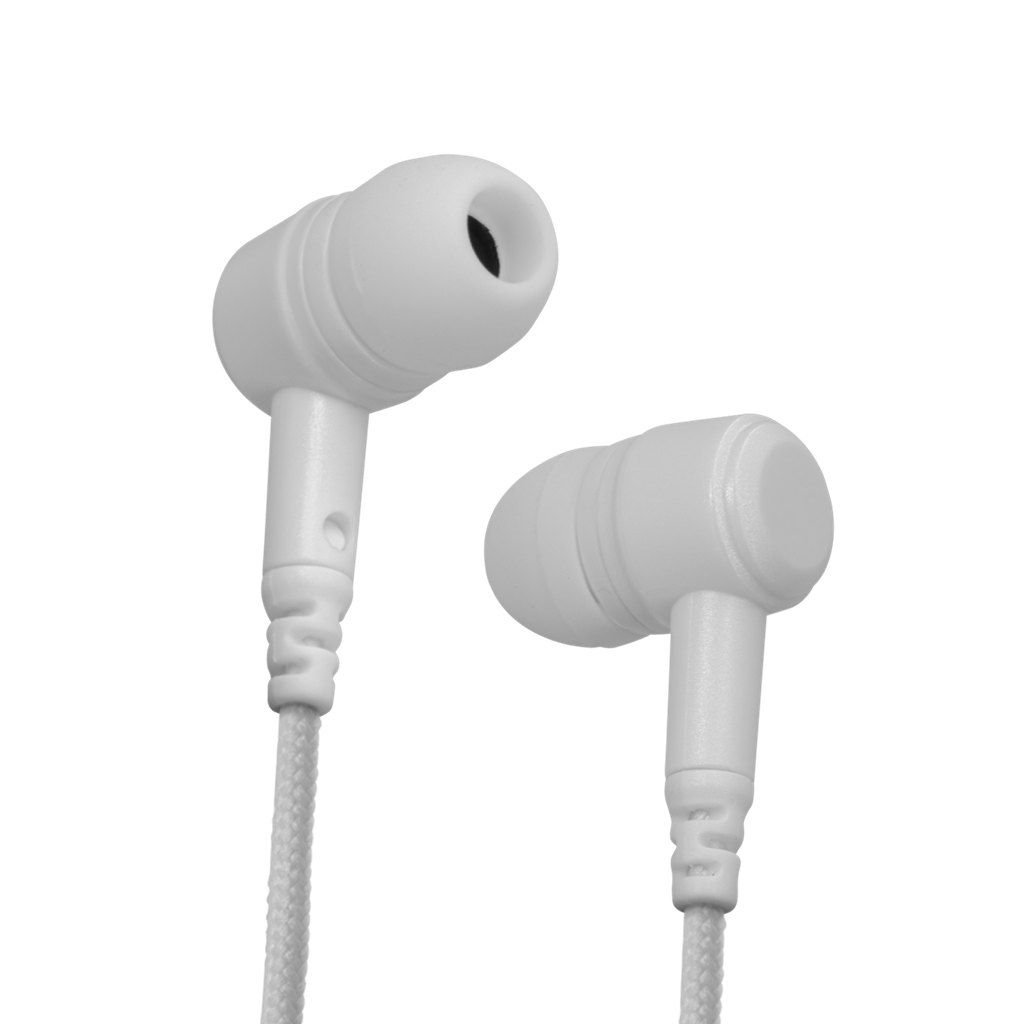 SnapLock White Covert Dual Earbud Earpiece