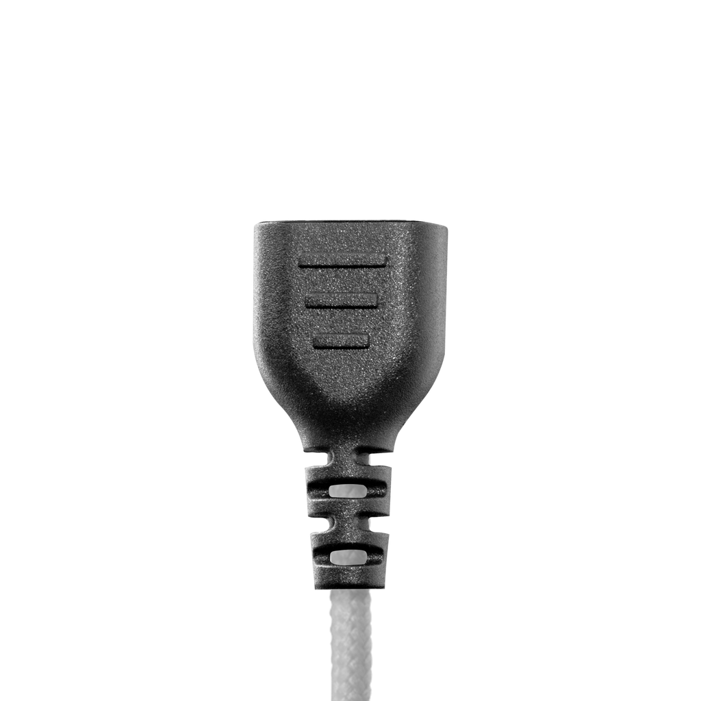 SnapLock White Covert Dual Earbud Earpiece