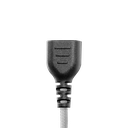 SnapLock White Covert Dual Earbud Earpiece