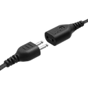 1-Wire SnapLock Earpiece Base with Braided Fiber Cloth