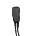 1-Wire SnapLock Earpiece Base with 2 Lines Out Bottom of PTT/Mic & Braided Fiber Cloth