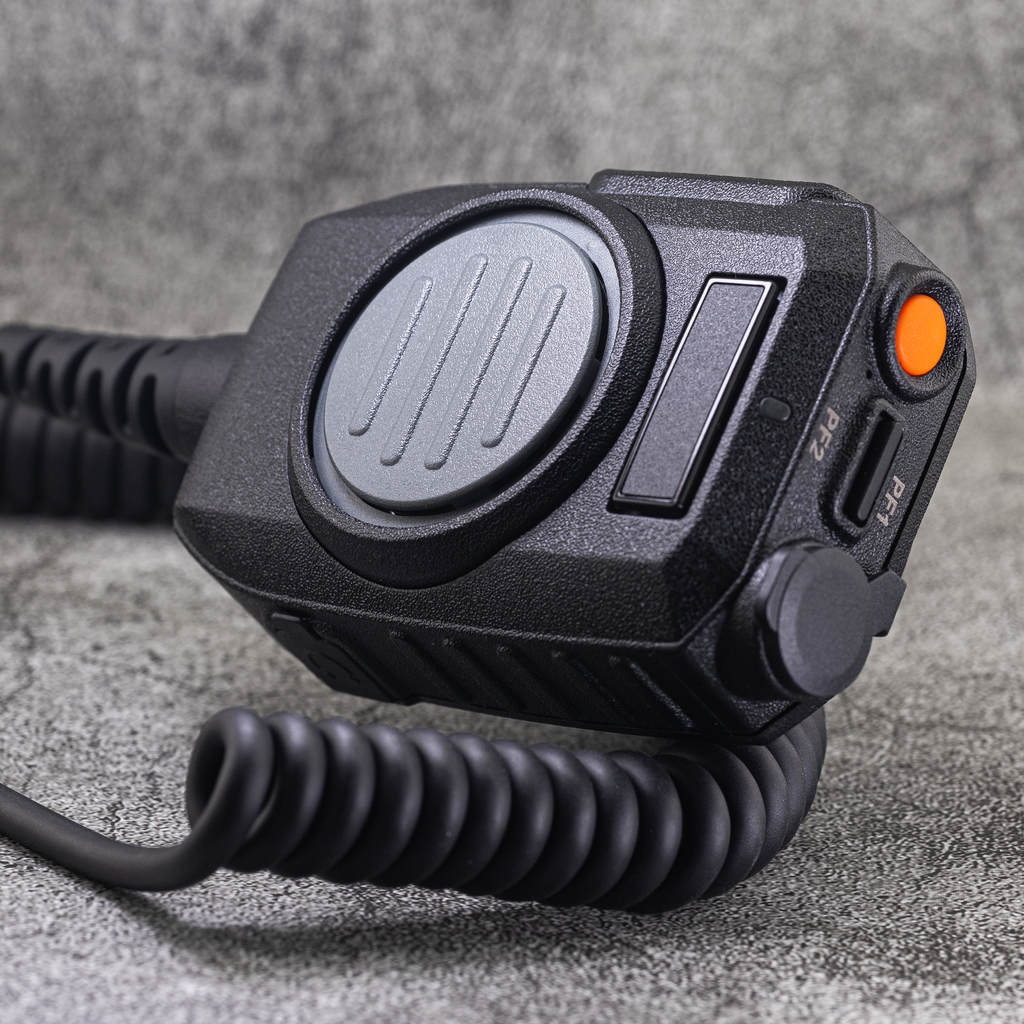 Speaker Mic 8 Grey - IP67, Noise Cancelling