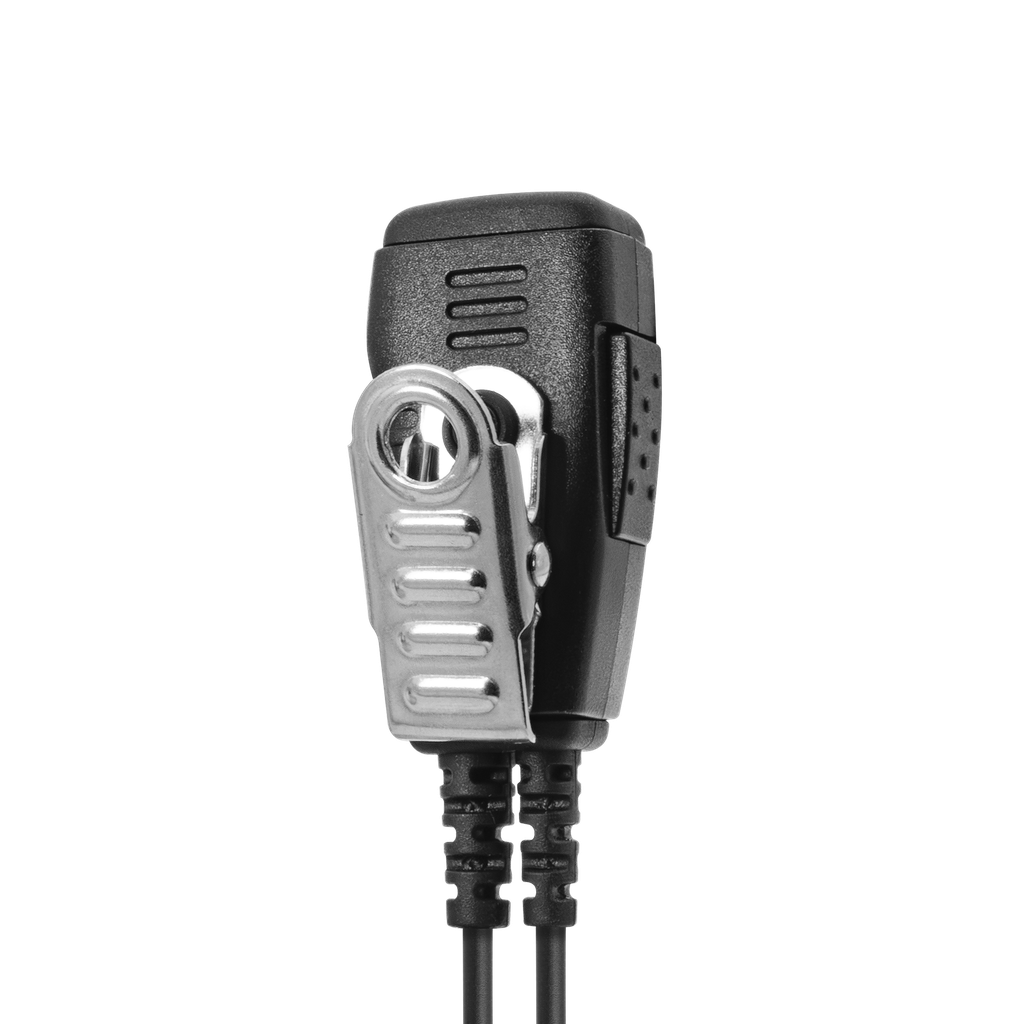 1-Wire SnapLock Earpiece Base with 2 Lines Out Bottom of PTT/Mic