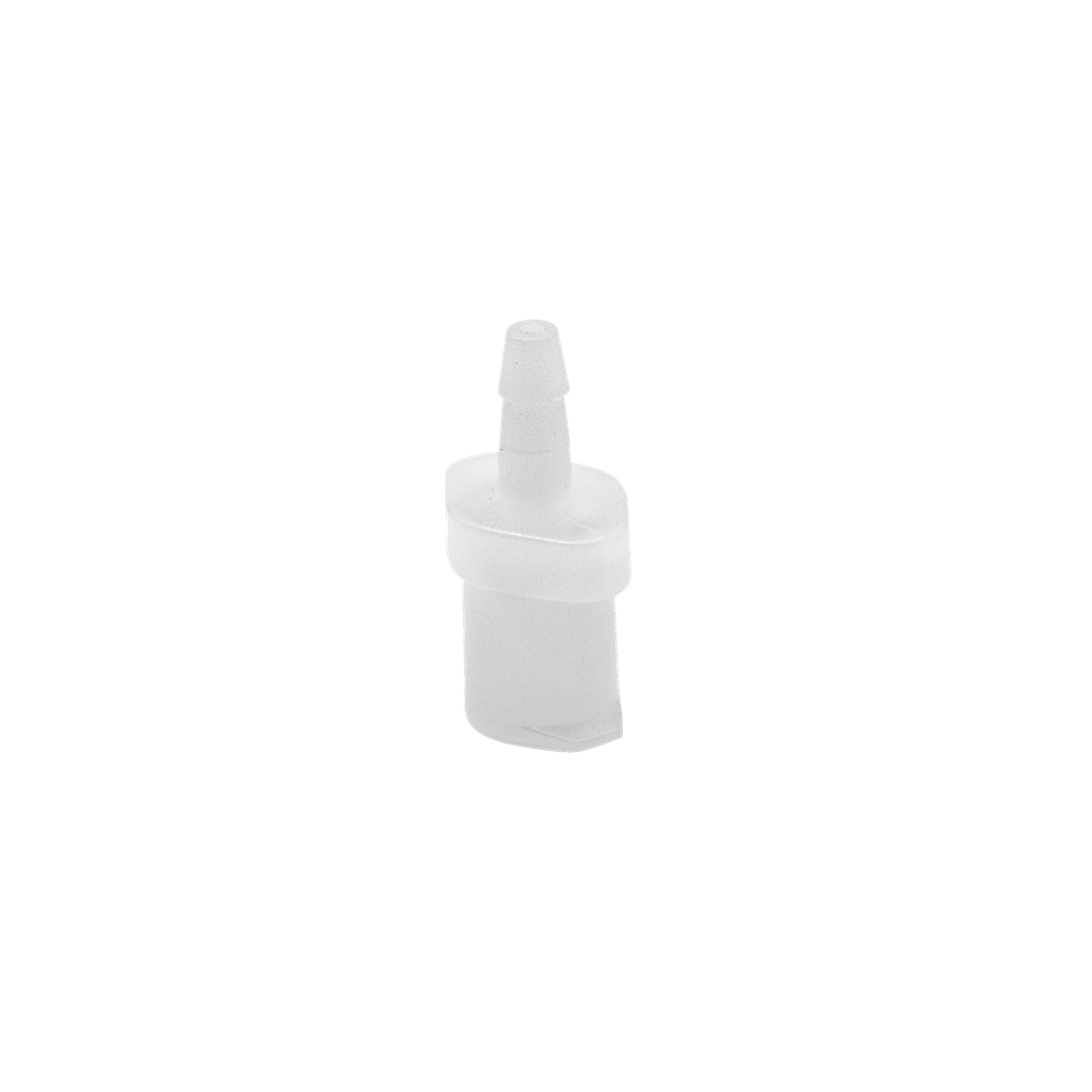 Acoustic Tube to Clip Connector - White