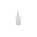 Acoustic Tube to Clip Connector - White