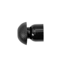 Black Ear Tips for Acoustic Tube Earpiece - 10 per Pack