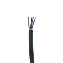 Detachable Coil Cable with Inline PTT for HS1, HS3, HS3G, HS5, HS7 & HS9 Headsets - Tined Leads & Longer Version