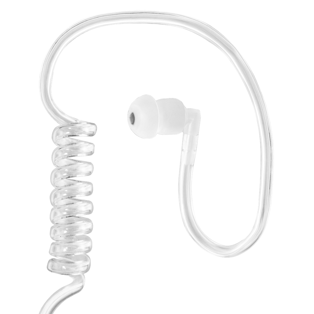2-Wire Acoustic Tube Earpiece with Braided Fiber Cloth