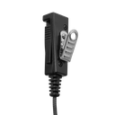2-Wire Acoustic Tube Earpiece with Braided Fiber Cloth