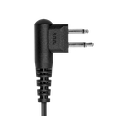 Throat Mic Acoustic Tube w/ Inline PTT & Extra Tip
