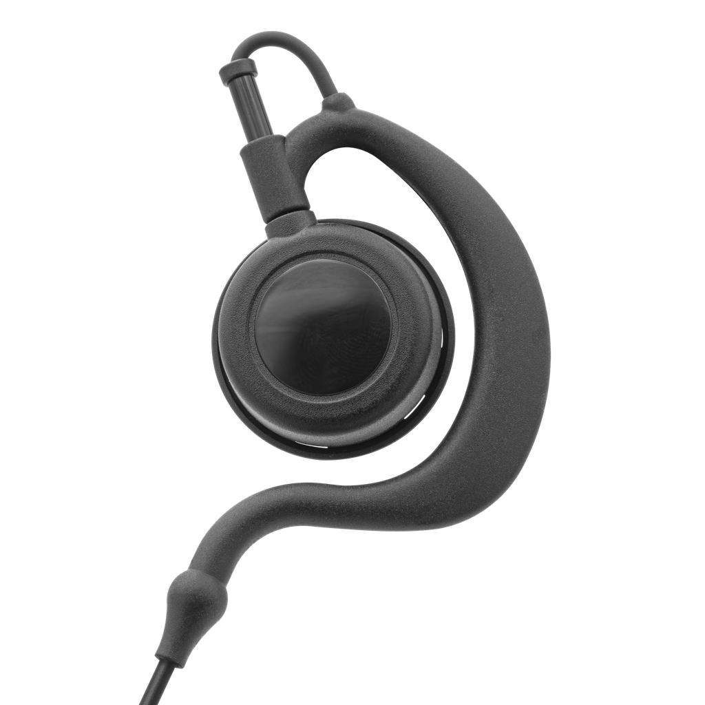 1-Wire Ear Hook Large Earpiece with Braided Fiber Cloth & USBC - Retail