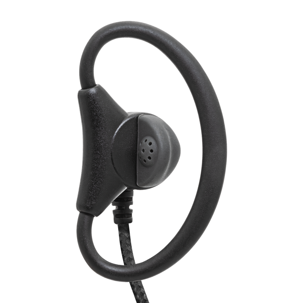 1-Wire D-Ring Adjustable Earpiece with Braided Fiber Cloth