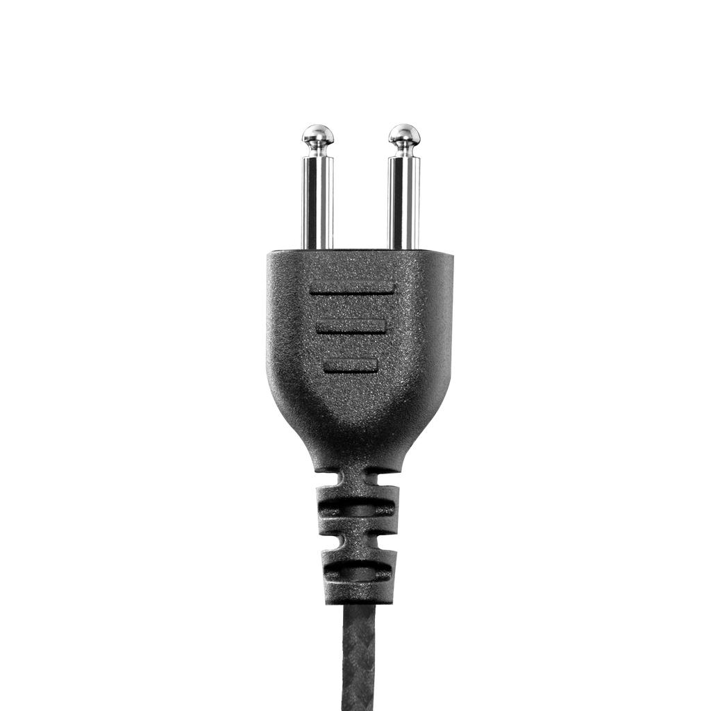 1-Wire SnapLock Earpiece Base with Braided Fiber Cloth & Large PTT