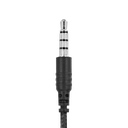 1-Wire SnapLock Earpiece Base with Braided Fiber Cloth & NO PTT
