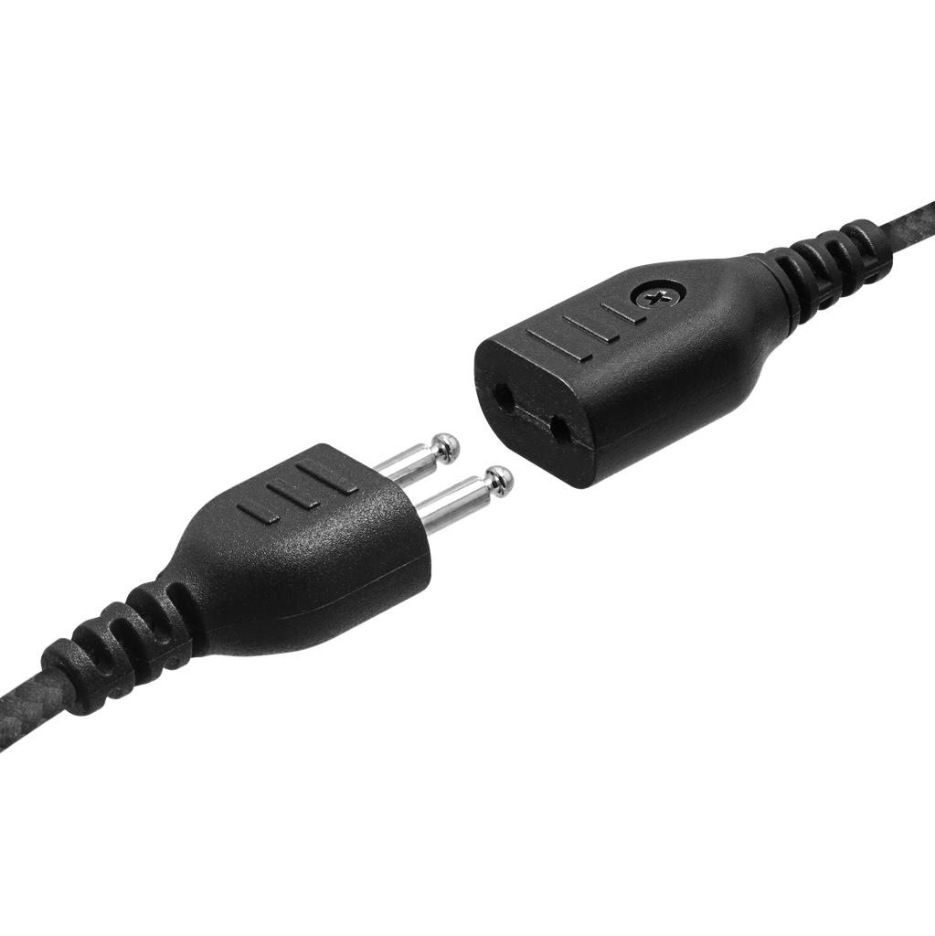 1-Wire SnapLock Earpiece Base with Braided Fiber Cloth & NO PTT