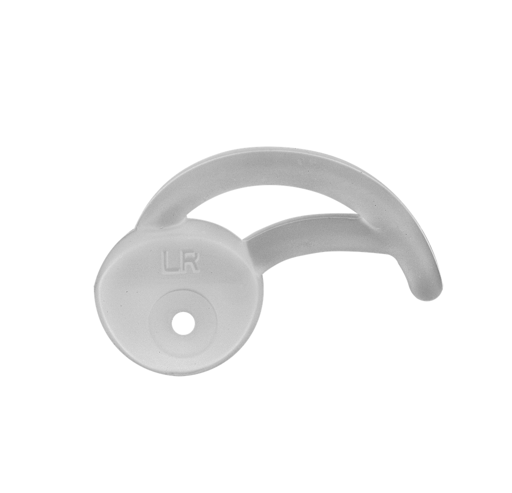Noise Reduction Ear Fin Tips for Acoustic Tube, Small, Medium, or Large