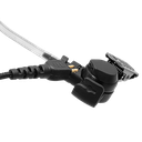 1-Wire Acoustic Tube Earpiece with Braided Fiber Cloth
