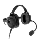 Behind the Head Dual Muff Headset with PTT on Cable - David Clark Pinout