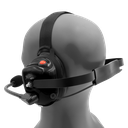 Behind the Head Dual Muff Headset with Push-To-Talk & 3.5mm - David Clark Pinout