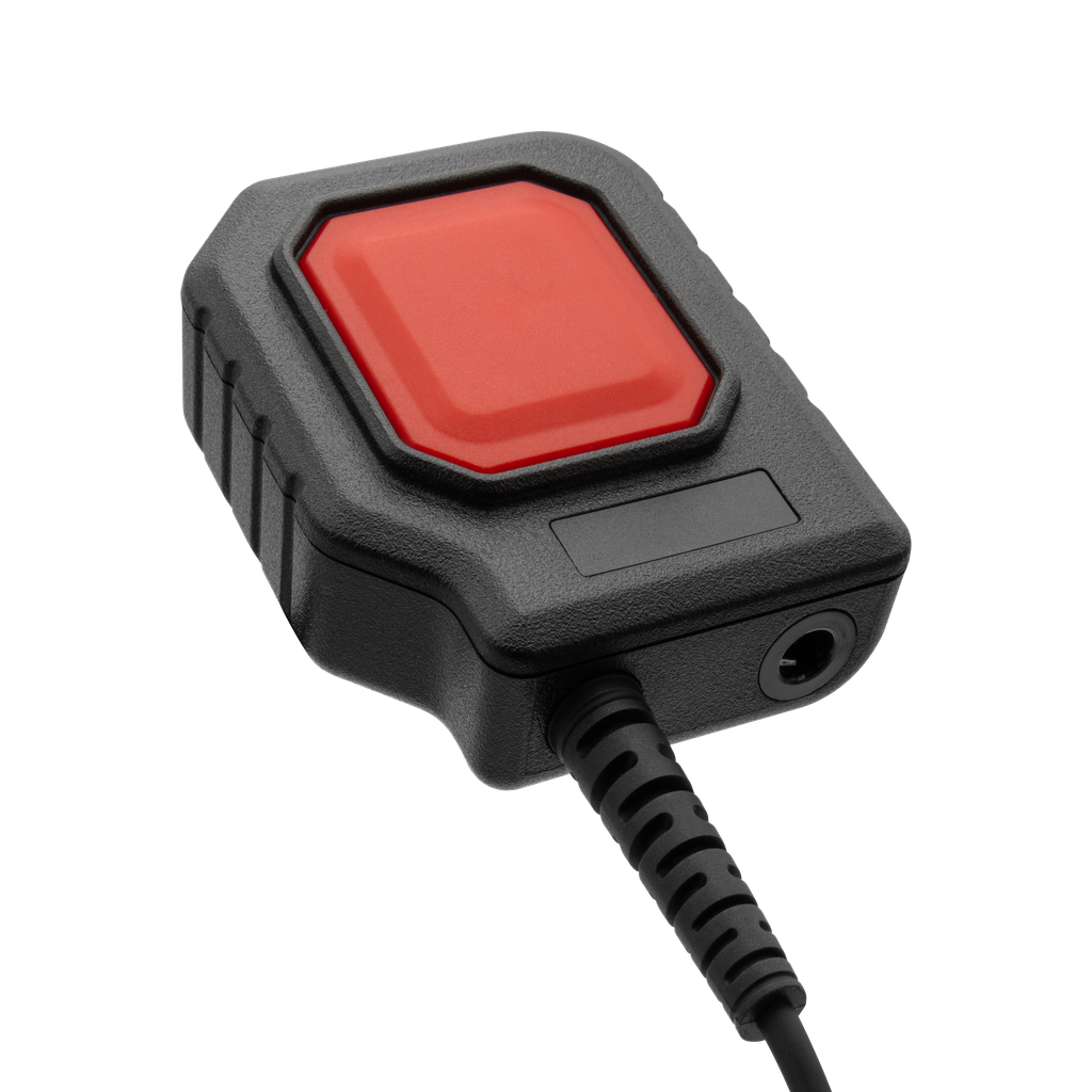 [HPTT-DC-M14] Large PTT - Hazmat Style PTT with Nexus Port - David Clark Pinout (Motorola - M14)
