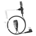 1-Wire Acoustic Tube Earpiece with 2 Lines Out Bottom of PTT/Mic