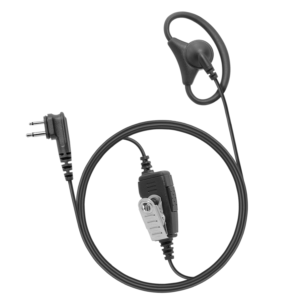 1-Wire D-Ring Adjustable Earpiece - Retail